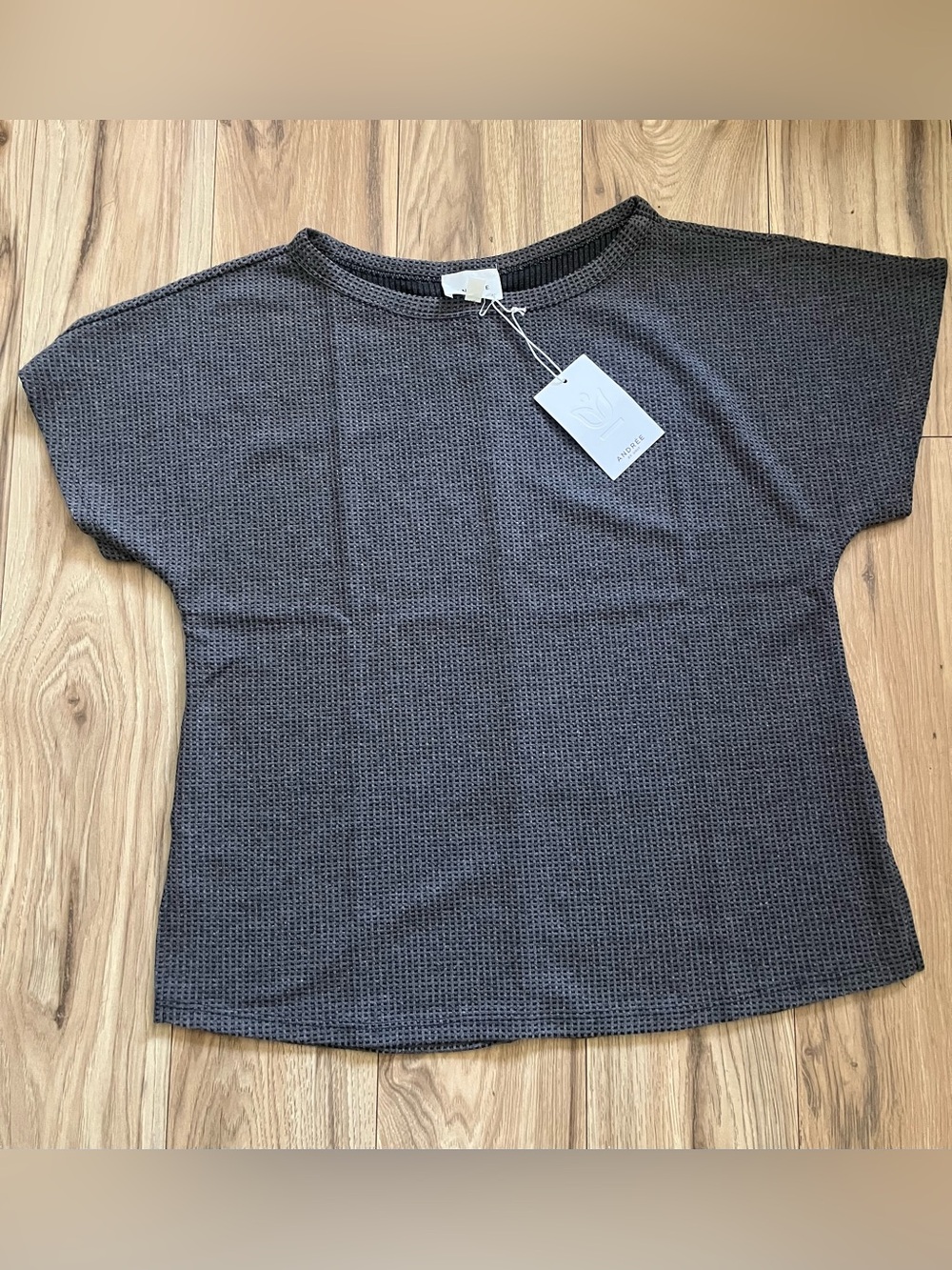 Andree waffle knit top